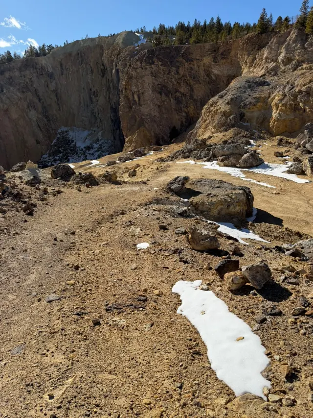 Mine site terrain