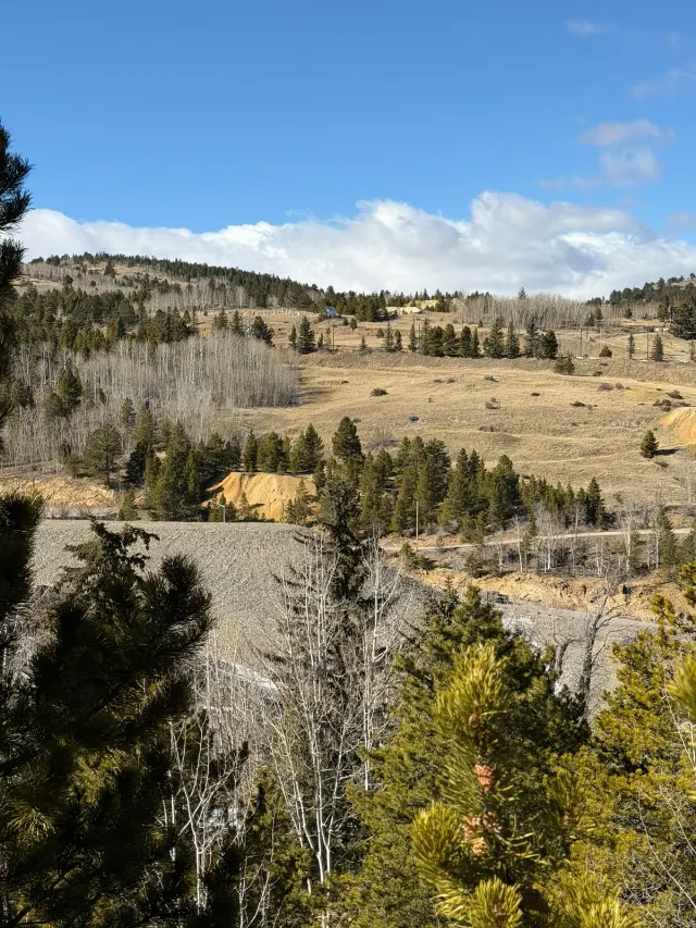 Valley view from site