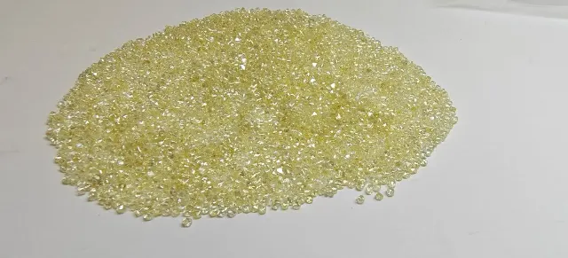 Yellow diamond parcel